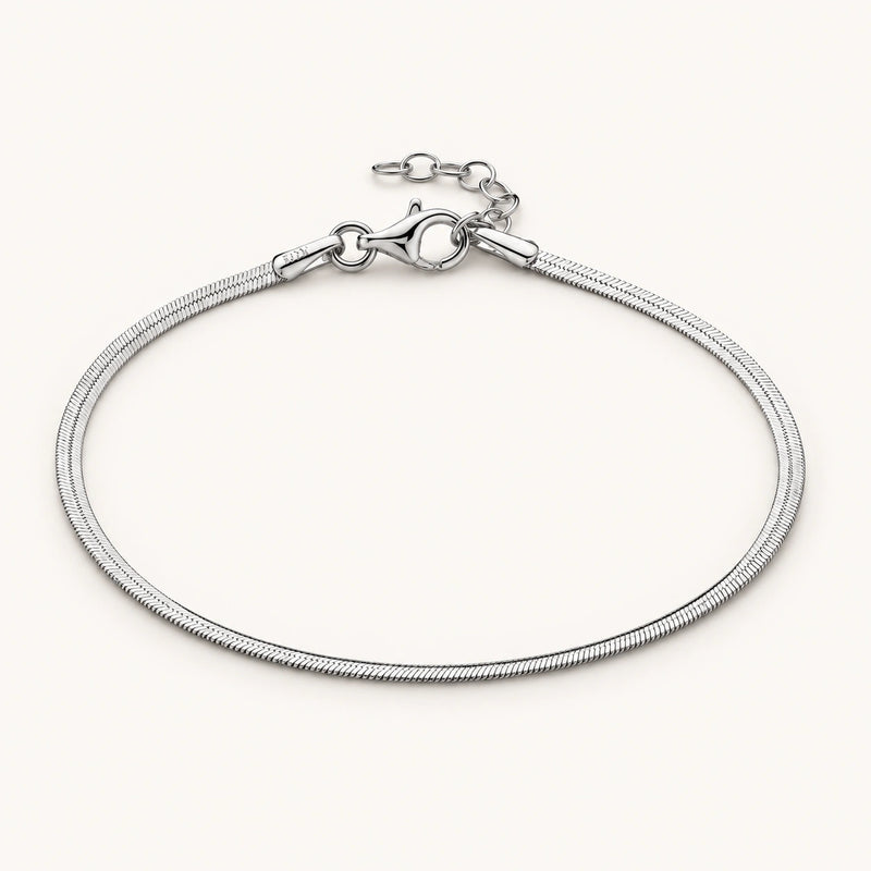 Herringbone Bracelet Silver