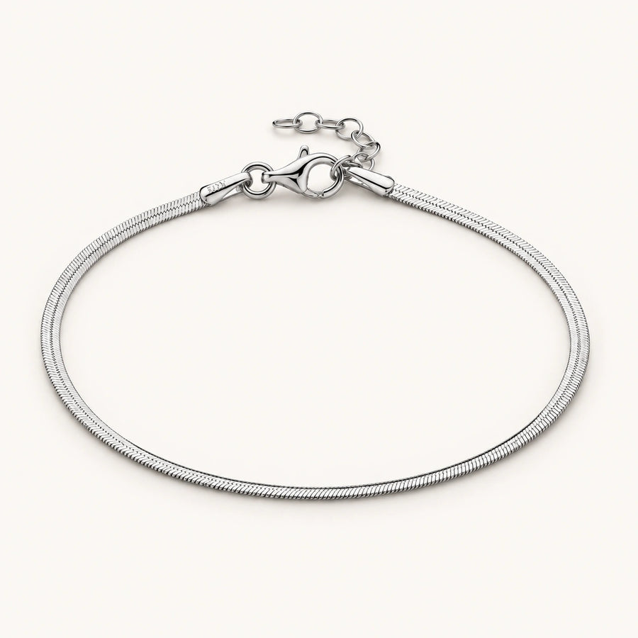 Herringbone Bracelet Silver