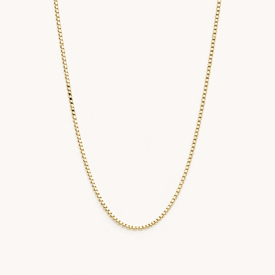 Box Chain Necklace Gold
