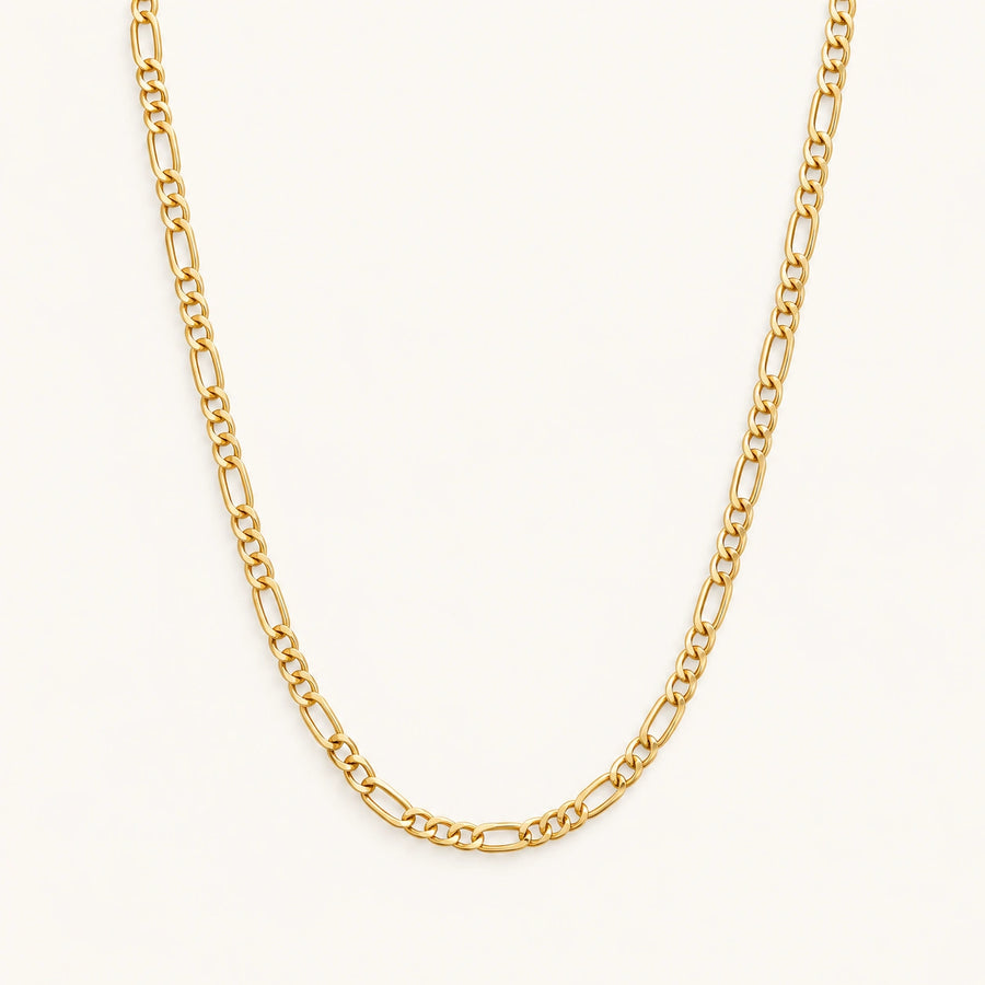 Linked Chain Necklace Gold