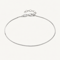 Tier - 2 Platina Snake Ketting