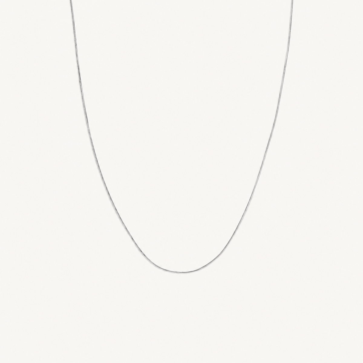 Tier - 2 Platina Snake Ketting